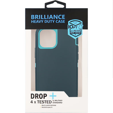 Brilliance HEAVY DUTY iPhone 12 Mini Pro Series Case Teal