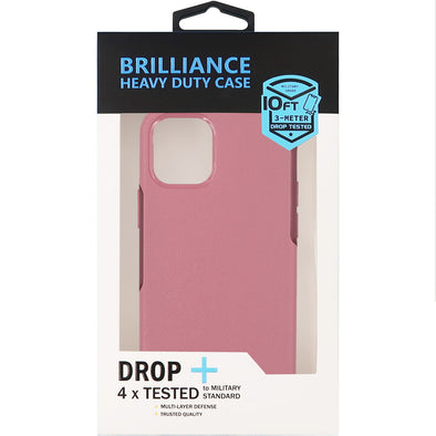 Brilliance HEAVY DUTY iPhone 12 Mini Slim Series Case Pink