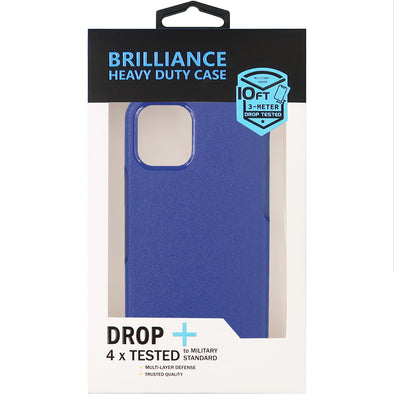 Brilliance HEAVY DUTY iPhone 12 Mini Slim Series Case Blue