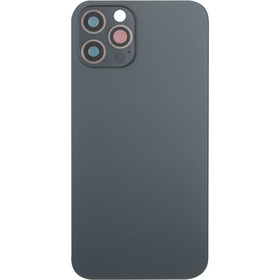 iPhone 12 Pro Back Glass Door w/ Camera Lens Graphite ( No Logo)