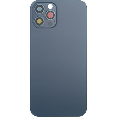 iPhone 12 Pro Back Glass Door w/ Camera Lens Blue ( No Logo)