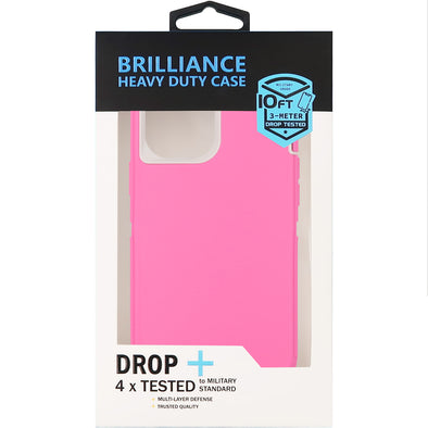 Brilliance HEAVY DUTY iPhone 12 Pro Max Pro Series Case Pink