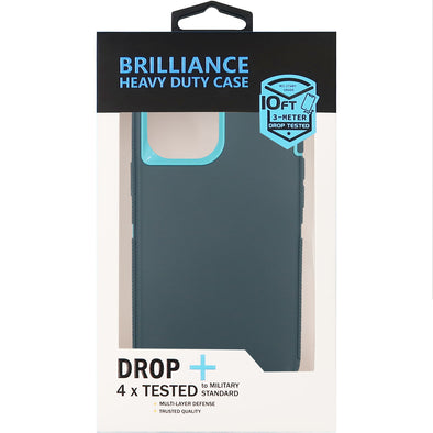 Brilliance HEAVY DUTY iPhone 12 Pro Max Pro Series Case Teal