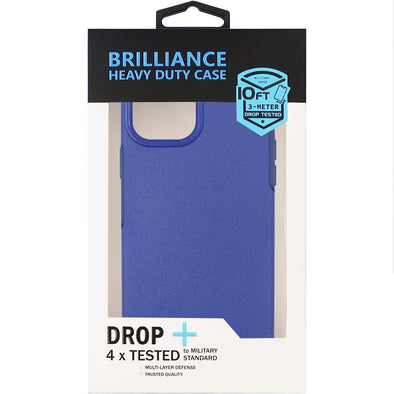 Brilliance HEAVY DUTY iPhone 12 Pro Max Slim Series Case Blue