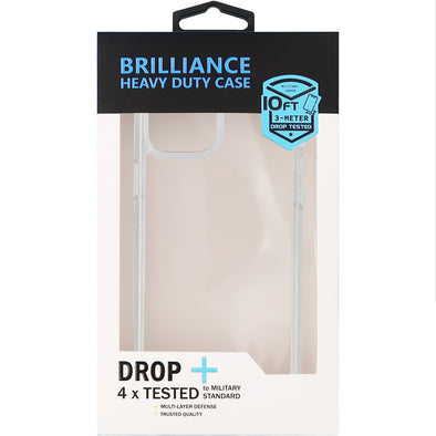 Brilliance HEAVY DUTY iPhone 12 Pro Max Slim Series Case Clear