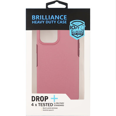 Brilliance HEAVY DUTY iPhone 12 Pro Max Slim Series Case Pink