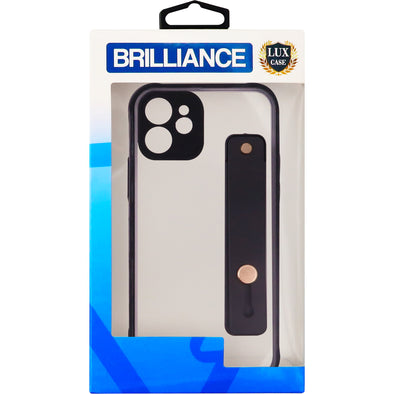 Brilliance LUX iPhone 12 Two-in-one fine Hole case Black