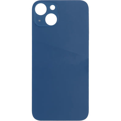 iPhone 13 Back Glass Door w/ Camera Lens Blue (No Logo)