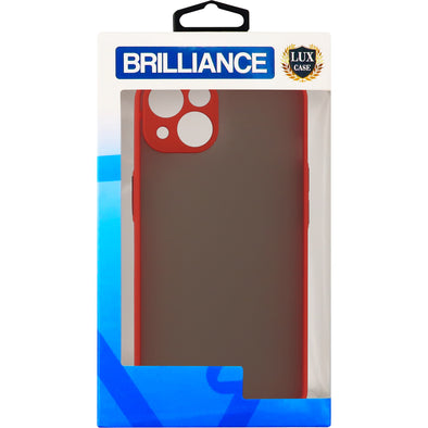 Brilliance LUX iPhone 13 Hawkeye Skin Feel Combo Case Red