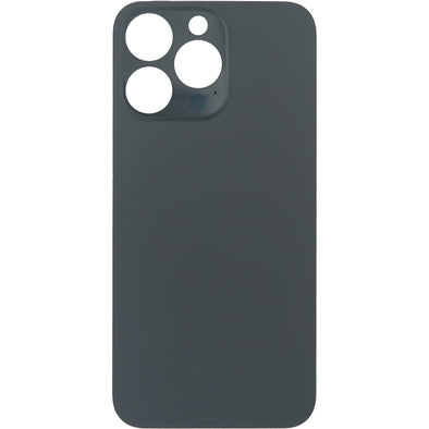 iPhone 13 Pro Back Glass Door w/ Camera Lens Black (No Logo)
