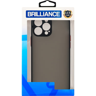 Brilliance LUX iPhone 13 Pro Hawkeye Skin Feel Combo Case Black