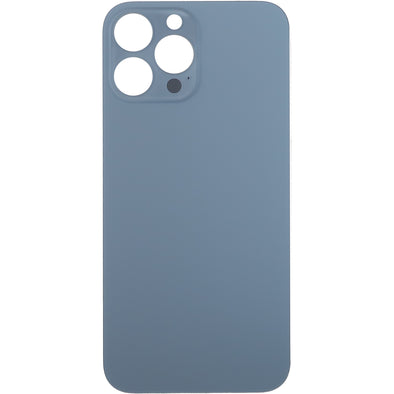 iPhone 13 Pro Max Back Glass Door w/ Camera Lens Blue (No Logo)