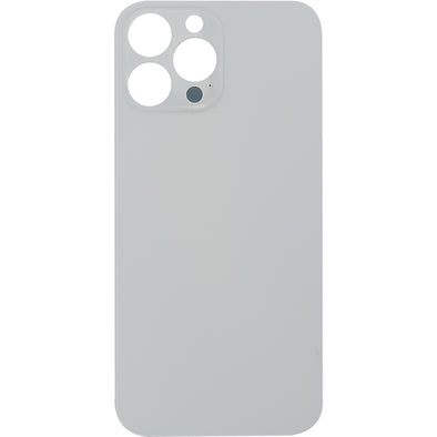iPhone 13 Pro Max Back Glass Door w/ Camera Lens White (No Logo)