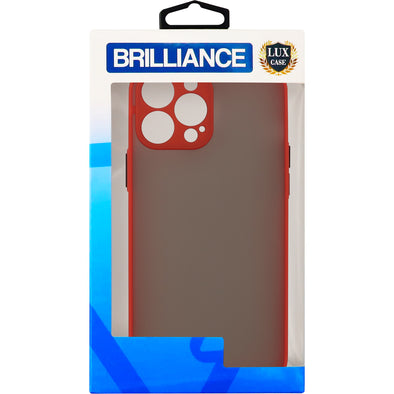Brilliance LUX iPhone 13 Pro Max Hawkeye Skin Feel Combo Case Red