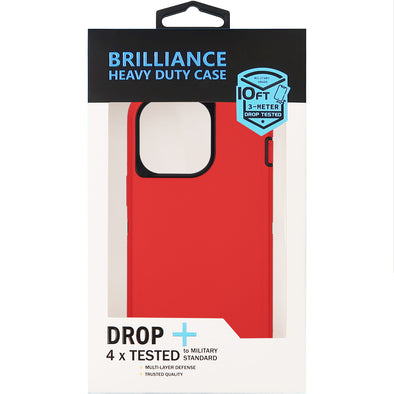 Brilliance HEAVY DUTY iPhone 13 Pro (Pro Series) Case Red