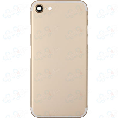 iPhone 7 Back Housing w/ Sim Tray + Camera Lens Gold(No Logo)