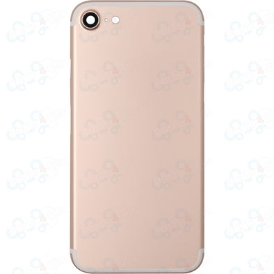 iPhone 7 Back Housing w/ Sim Tray + Camera Lens Pink (No Logo)