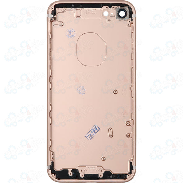 iPhone 7 Back Housing w/ Sim Tray + Camera Lens Pink (No Logo)