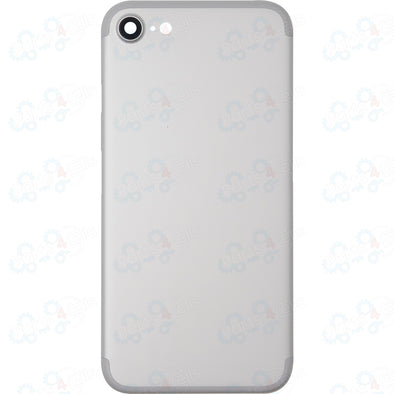 iPhone 7 Back Housing w/ Sim Tray + Camera Lens Silver( No Logo)