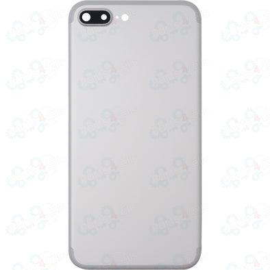 iPhone 7 Plus Back Housing w/ Sim Tray + Camera Lens Silver (No Logo)