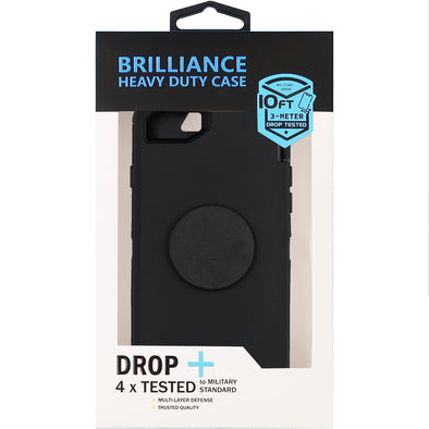 Brilliance HEAVY DUTY iPhone 7 / 8 Pop Pro Series Case Black
