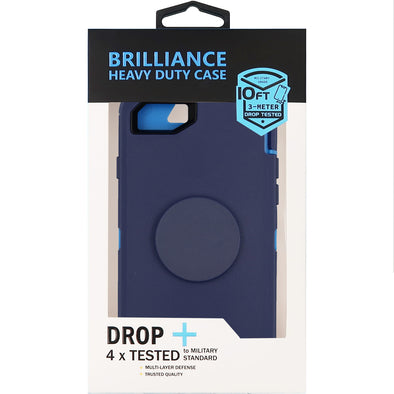 Brilliance HEAVY DUTY iPhone 7 / 8 Pop Pro Series Heavy Duty Case Blue