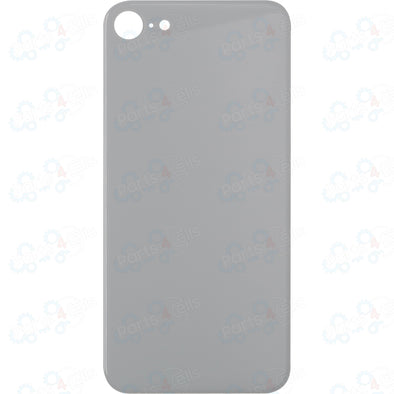 iPhone 8 Back Glass without Camera Lens White (No Logo)