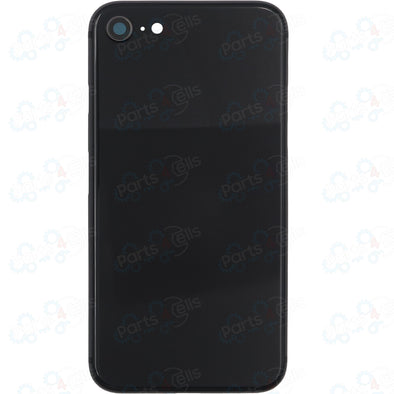 iPhone 8 Back Housing w/ Small Parts Black (No Logo)