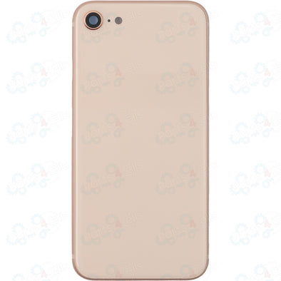 iPhone 8 Back Housing w/ Small Parts Gold (No Logo)