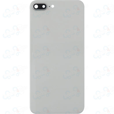 iPhone 8 Plus Back Glass w/ Camera Lens White (No Logo)