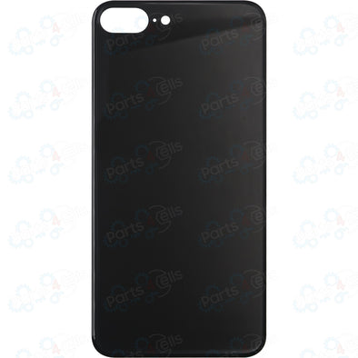 iPhone 8 Plus Back Glass without Camera Lens Black ( No logo )