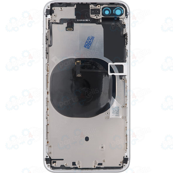 iPhone 8 Plus Back Housing w/ Small Parts White (No Logo)