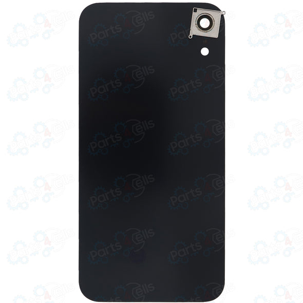 iPhone XR Back Glass with Camera Lens Black (No Logo)