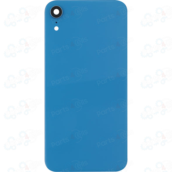iPhone XR Back Glass with Camera Lens Blue ( No Logo)