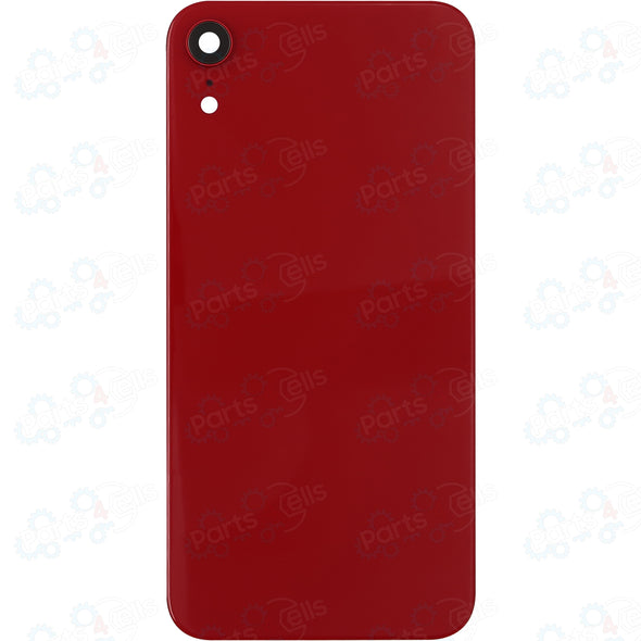 iPhone XR Back Glass with Camera Lens Red (No Logo)