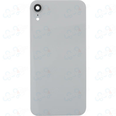 iPhone XR Back Glass with Camera Lens White (No Logo)