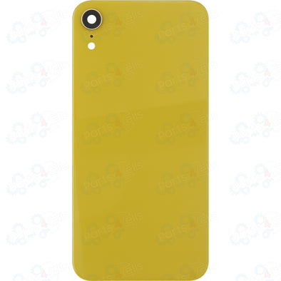 iPhone XR Back Glass with Camera Lens Yellow (No Logo)
