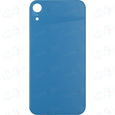 iPhone XR Back Glass without Camera Lens Blue ( No logo)