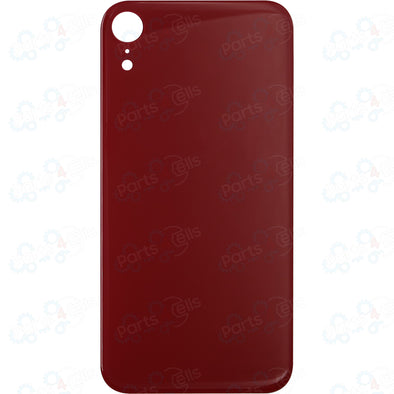 iPhone XR Back Glass without Camera Lens Red (No Logo)