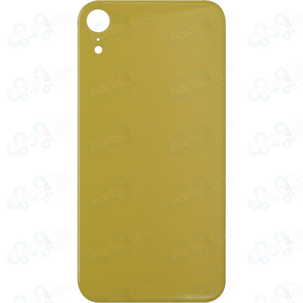 iPhone XR Back Glass without Camera Lens Yellow (No Logo)