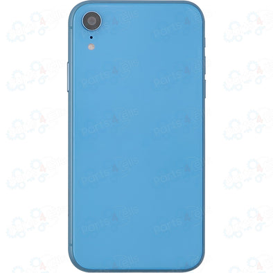 iPhone XR Back Housing w/ Small Parts Blue (No Logo)
