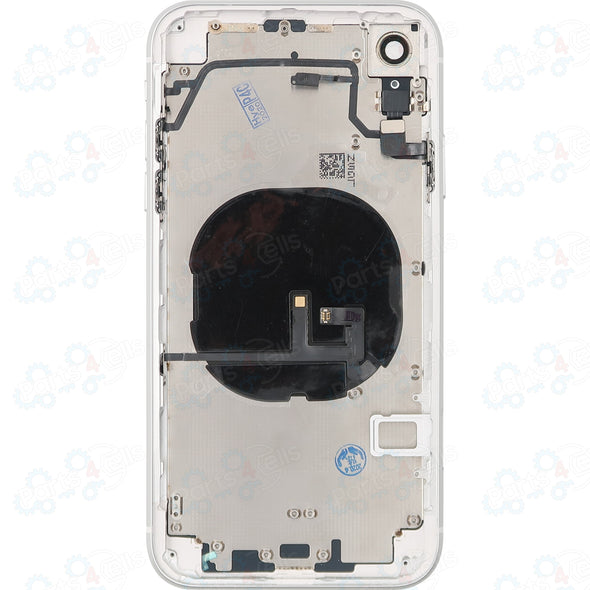 iPhone XR Back Housing w/ Small Parts White (No Logo)