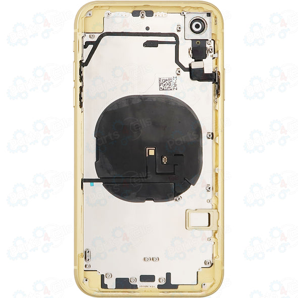 iPhone XR Back Housing w/ Small Parts Yellow (No Logo)