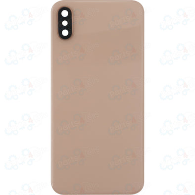 iPhone XS Back Glass with Camera Lens Gold ( No Logo)