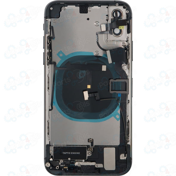 iPhone XS Back Housing Black w/ Small Parts (No Logo)
