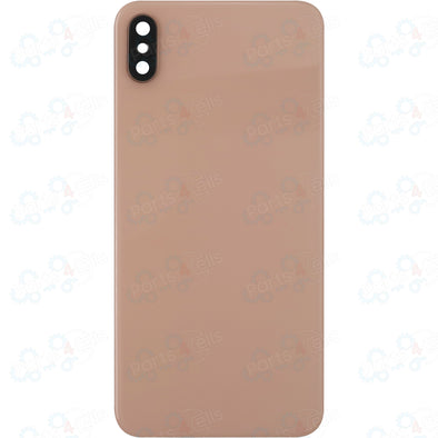 iPhone XS Max Back Glass with Camera Lens Gold ( No Logo)