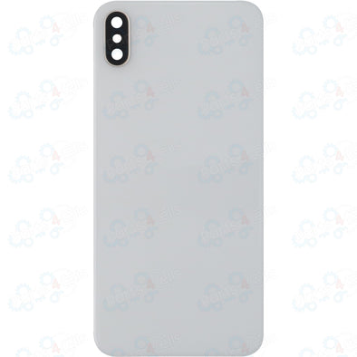 iPhone XS Max Back Glass with Camera Lens White (No Logo)