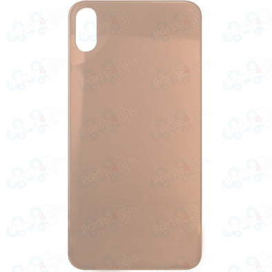 iPhone XS Max Back Glass without Camera Lens Gold (No Logo)