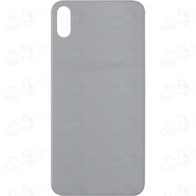 iPhone XS Max Back Glass without Camera Lens White (No Logo)