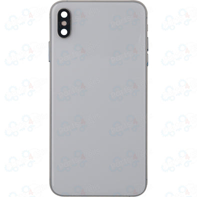 iPhone XS Max Back Housing White w/ Small Parts (No Logo)